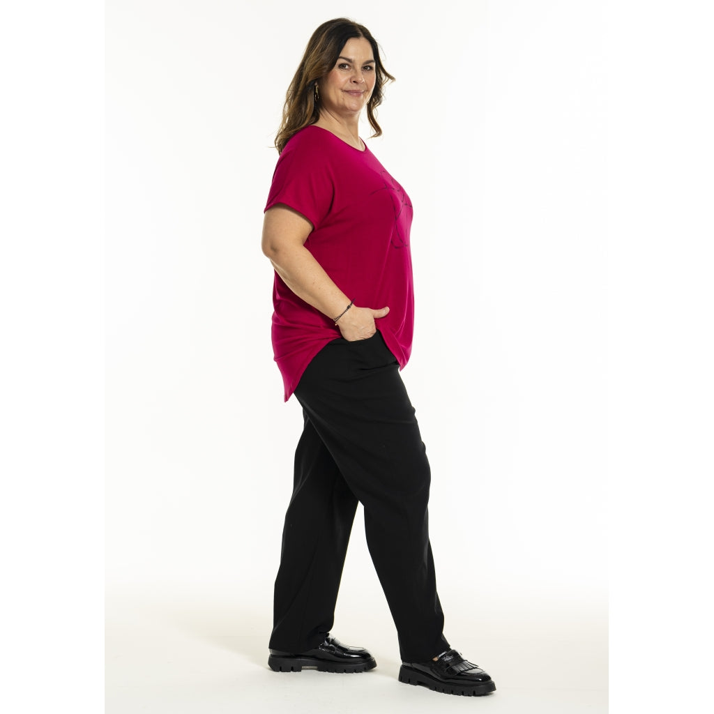 Gozzip Woman GGitte T-shirt with print T-Shirt Cherry