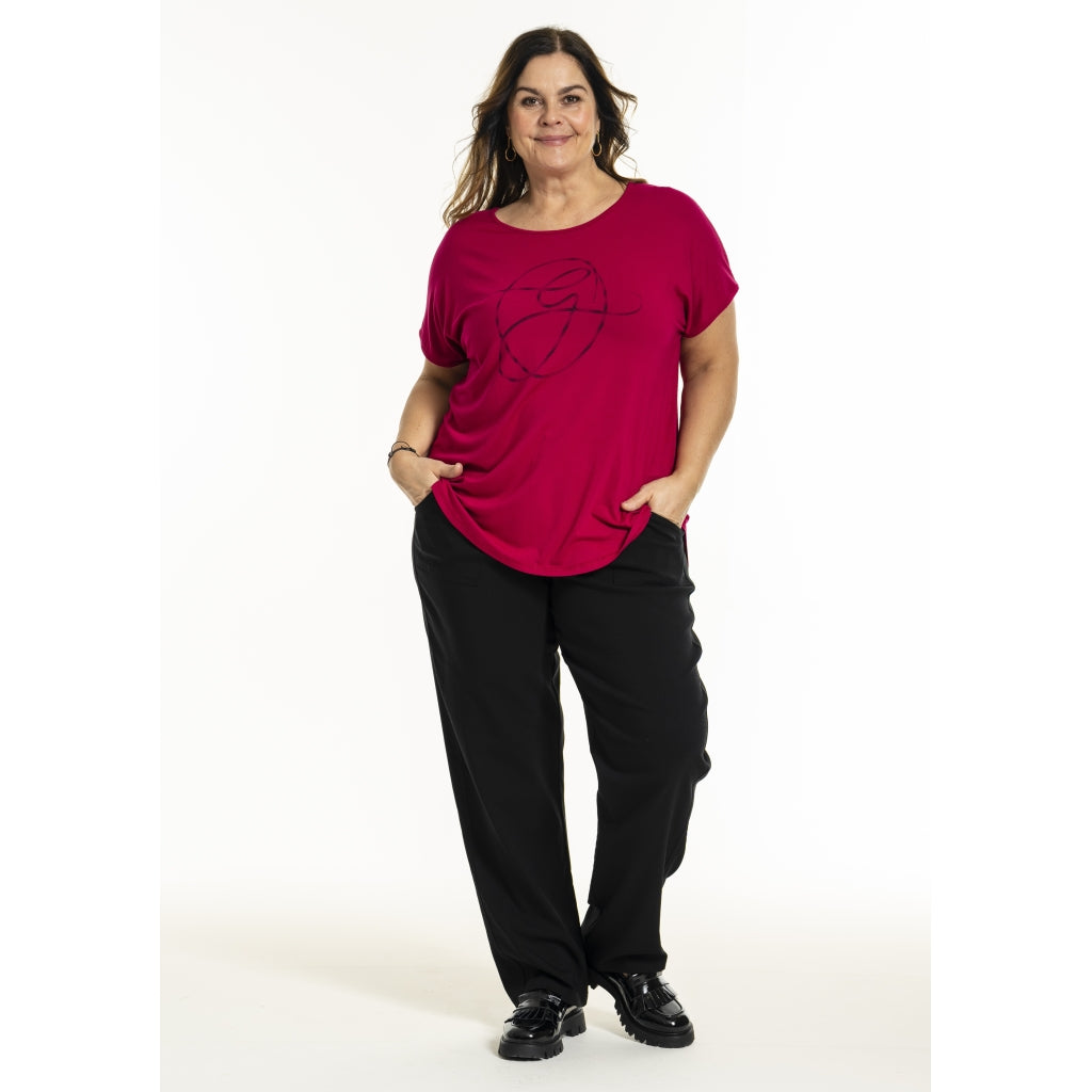 Gozzip Woman GGitte T-shirt with print T-Shirt Cherry