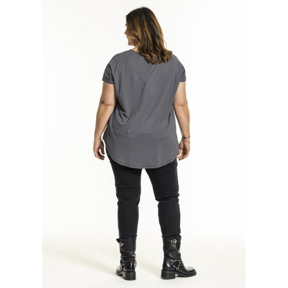 Gozzip Woman GGitte T-shirt with print T-Shirt Grey