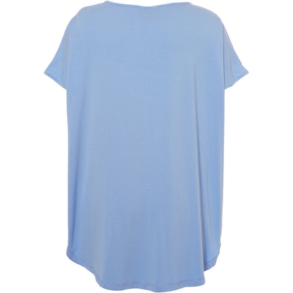 Gozzip Woman GGitte T-shirt with print T-Shirt Angel Blue