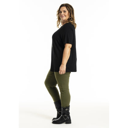 Gozzip Woman GGitte T-shirt with print T-Shirt Black