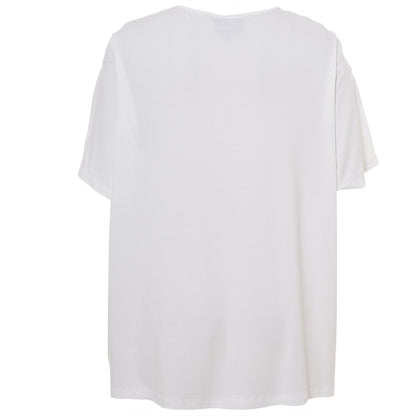 Gozzip Woman GGitte T-shirt with print T-Shirt White