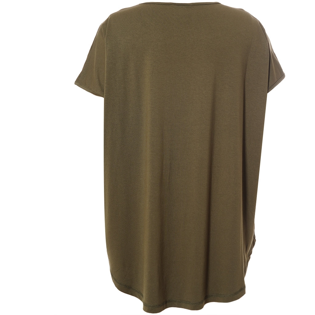 Gozzip Woman GGitte T-shirt with print T-Shirt Olive