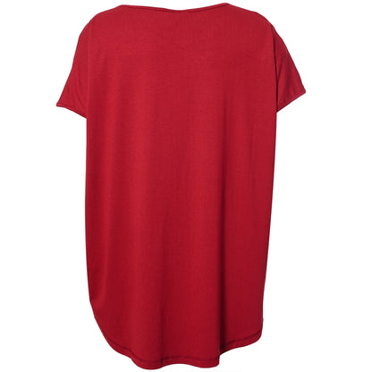 Gozzip Woman GGitte T-shirt with print T-Shirt Scarlet