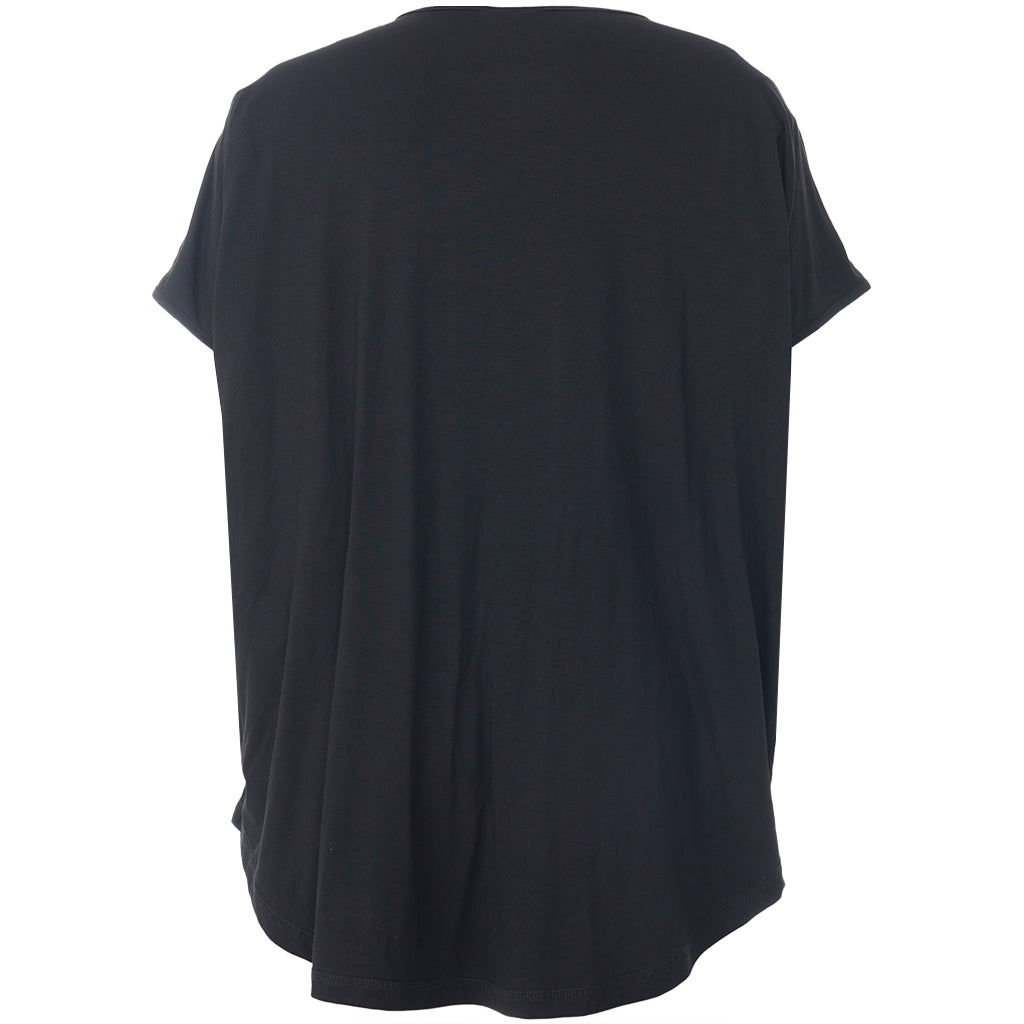 Gozzip Woman GGitte T-shirt with print T-Shirt Black