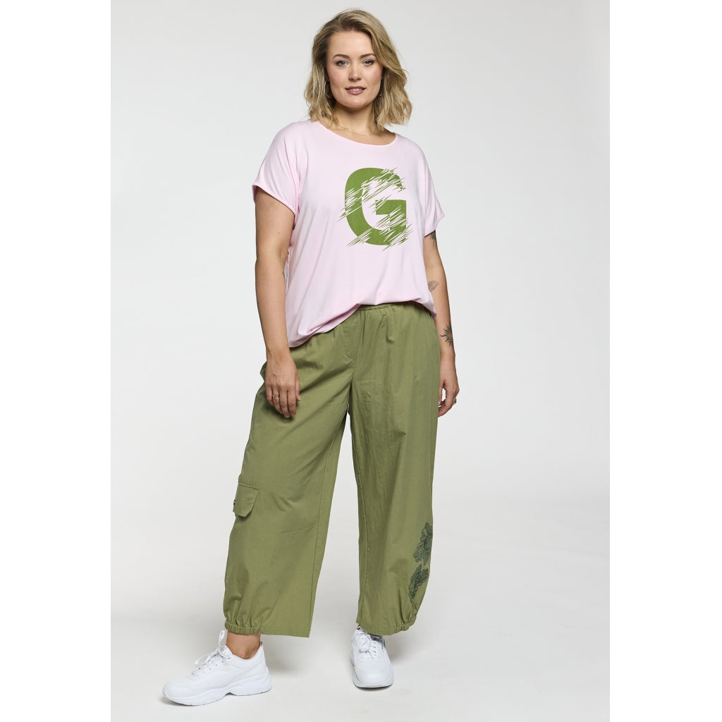 Gozzip Woman GGitte T-shirt with print T-Shirt Rose
