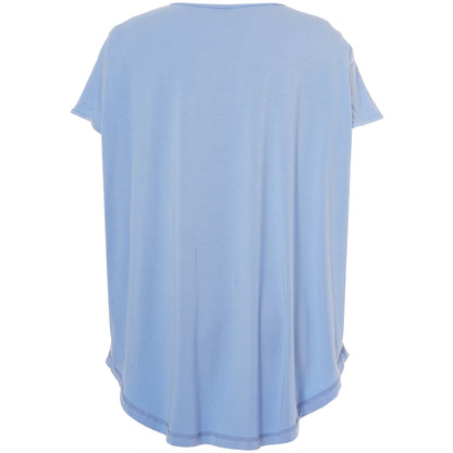 Gozzip Woman GGitte T-shirt with print T-Shirt light Blue