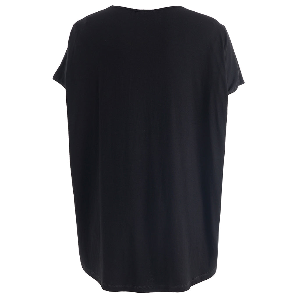 Gozzip Woman GGitte T-shirt with print T-Shirt Black