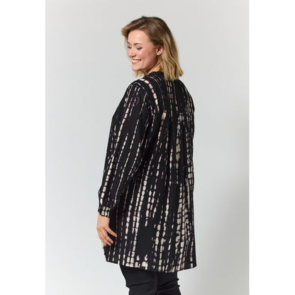 Gozzip Woman GGrace Tunic Tunic Black with sand animal