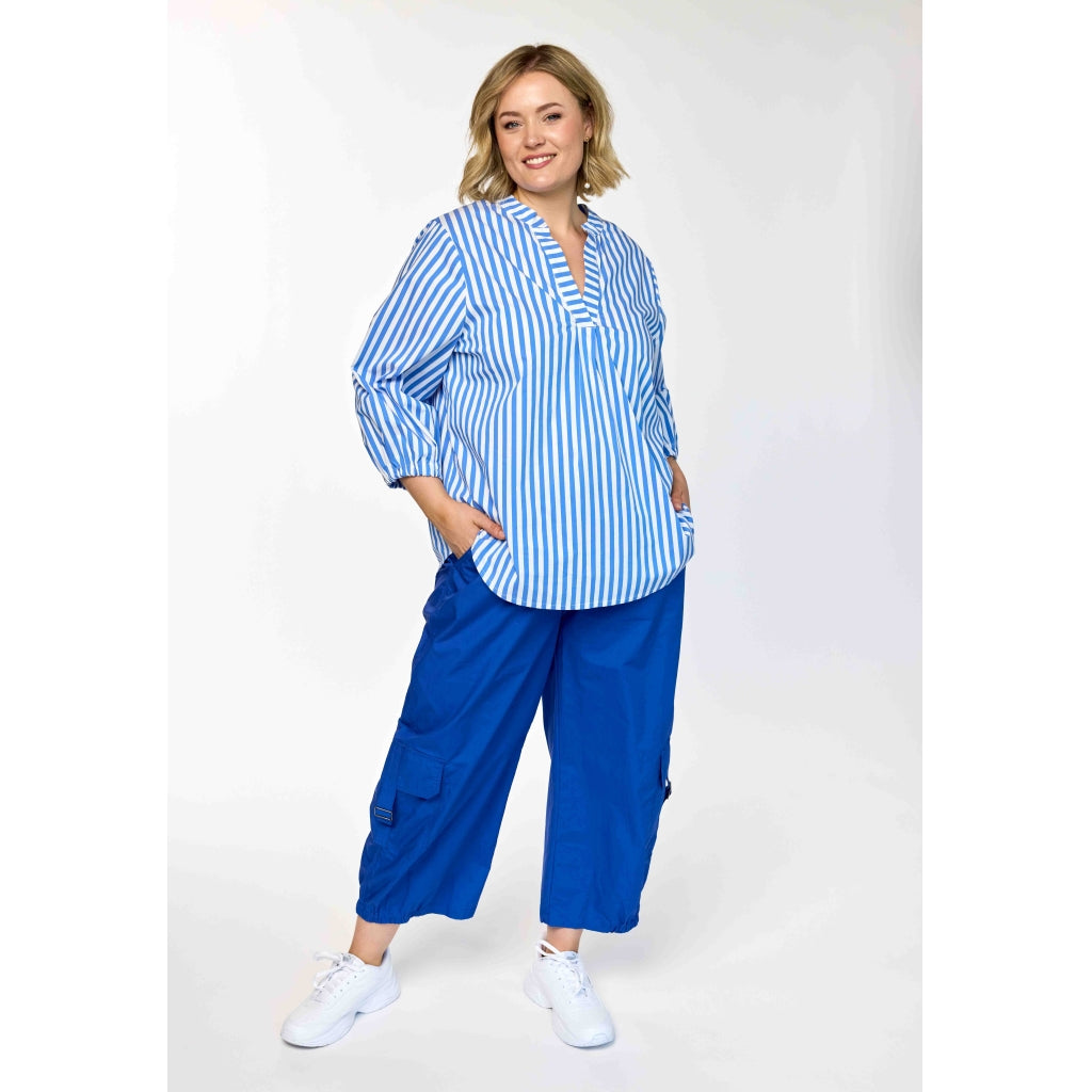 Gozzip Woman GGrethe Blouse Blouse Blue Stripe