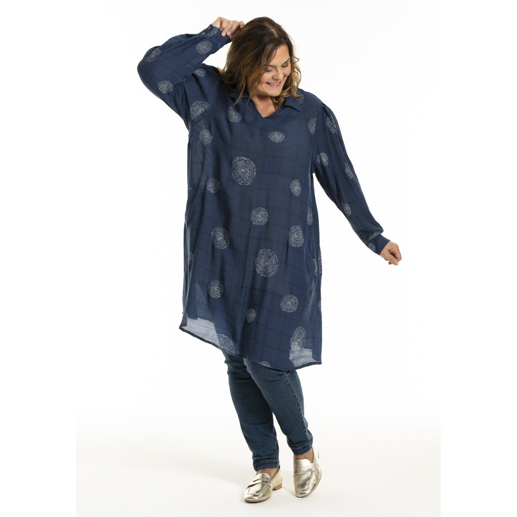 Gozzip Woman GGyda Tunic Tunic Navy