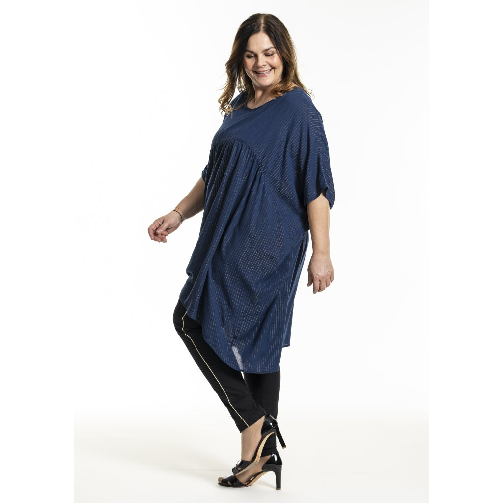 Gozzip Woman GHeika Leggings with piping Leggings Black