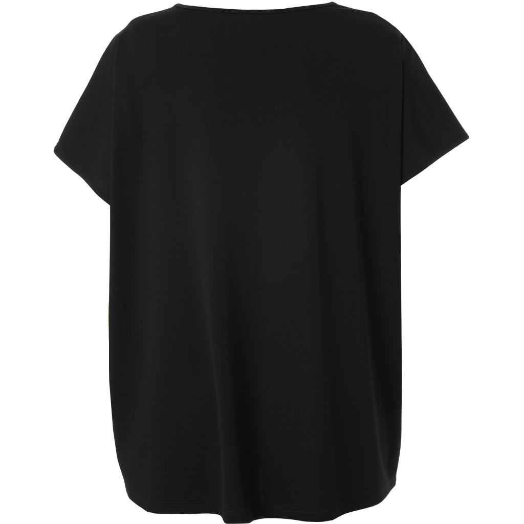 Gozzip Woman GHensia T-Shirt w print T-Shirt Black