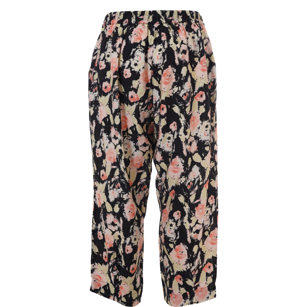 Gozzip Woman GIla Pants Pants Black printed