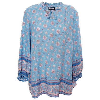 Gozzip Woman GIma Blouse Blouse Blue-Rose