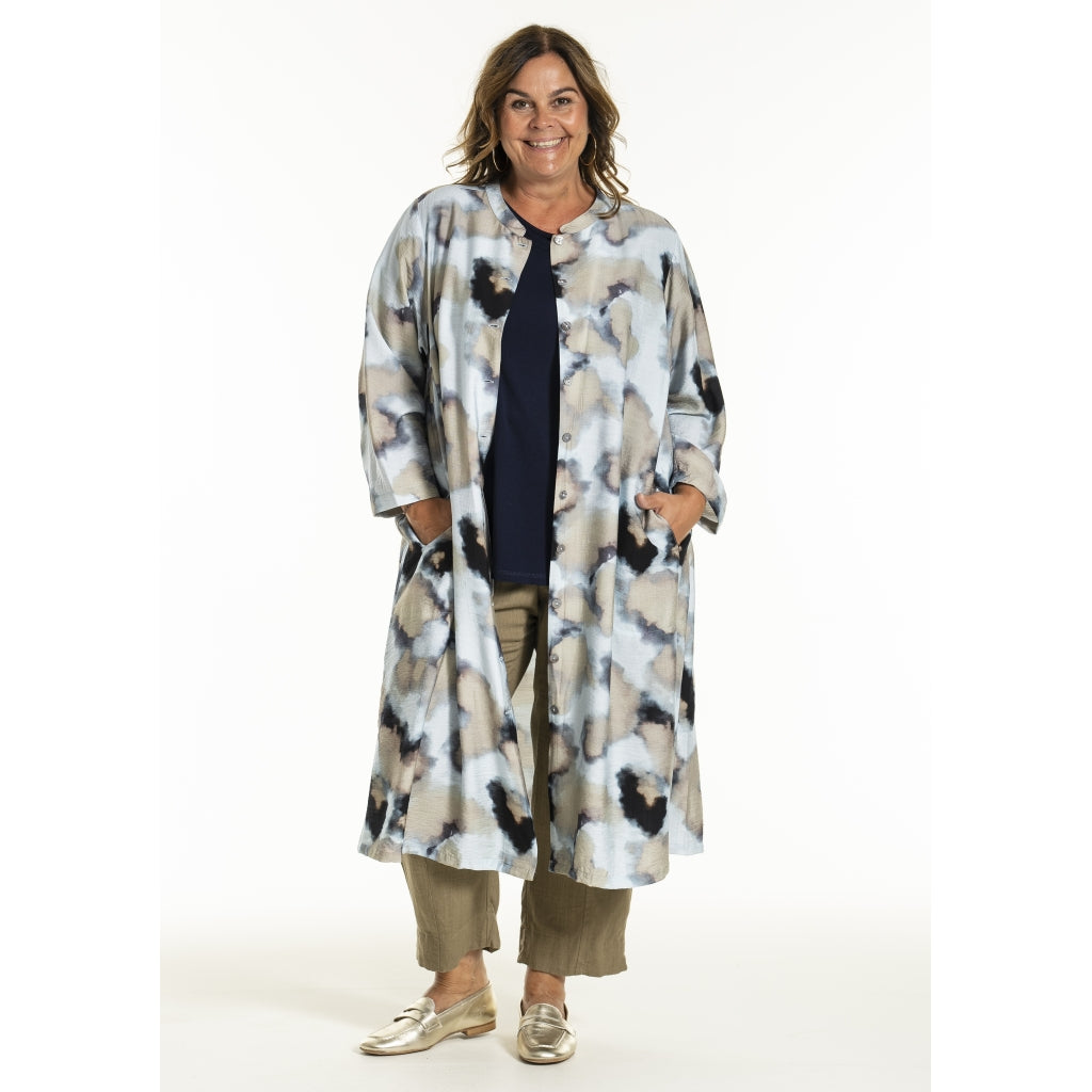 Gozzip Woman GJade Dress Dress Blue watercolor