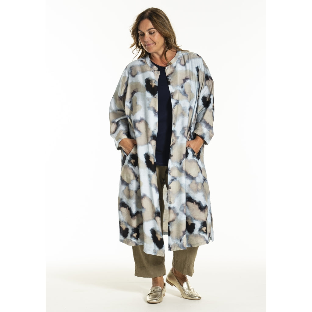 Gozzip Woman GJade Dress Dress Blue watercolor