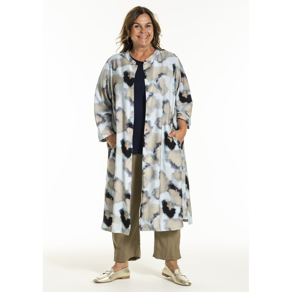 Gozzip Woman GJade Dress Dress Blue watercolor