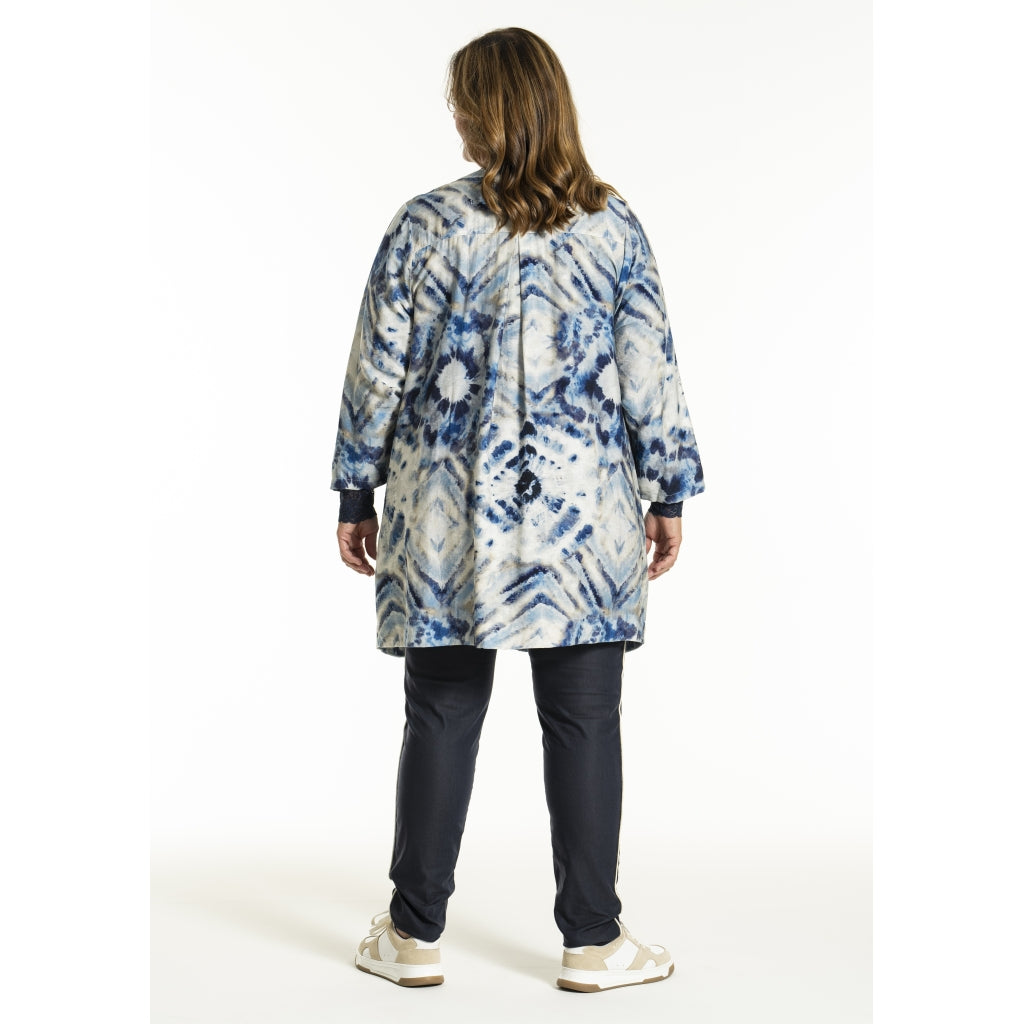 Gozzip Woman GJana Tunic Tunic Blue print