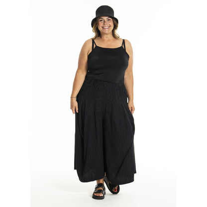 Gozzip Woman GJani Pants Pants Black Stripe