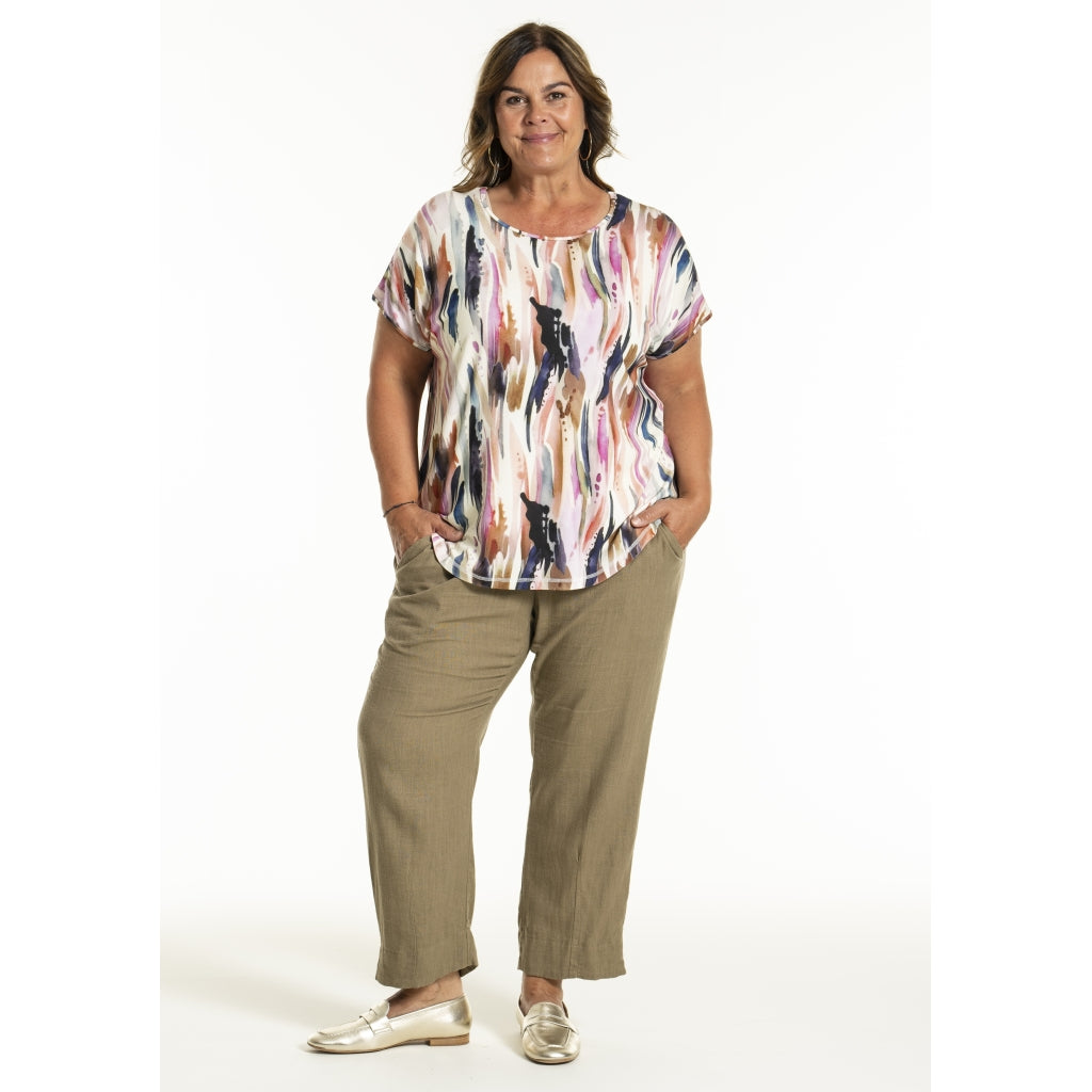 Gozzip Woman GJanni Pants Pants Clay