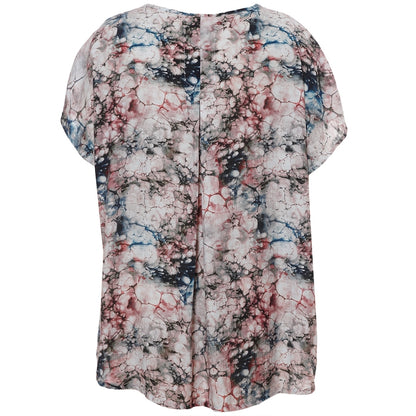 Gozzip Woman GJean Blouse Blouse Green-rose print