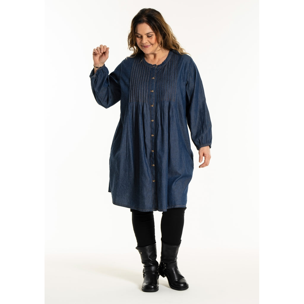 Gozzip Woman GJohanne Shirt Tunic Shirt Tunic Dark blue denim