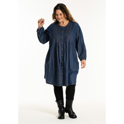 Gozzip Woman GJohanne Shirt Tunic Shirt Tunic Dark blue denim