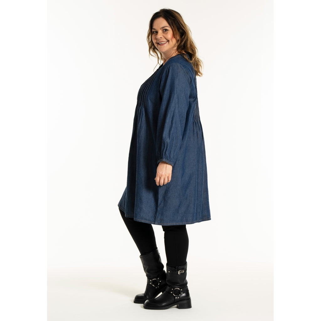 Gozzip Woman GJohanne Shirt Tunic Shirt Tunic Dark blue denim