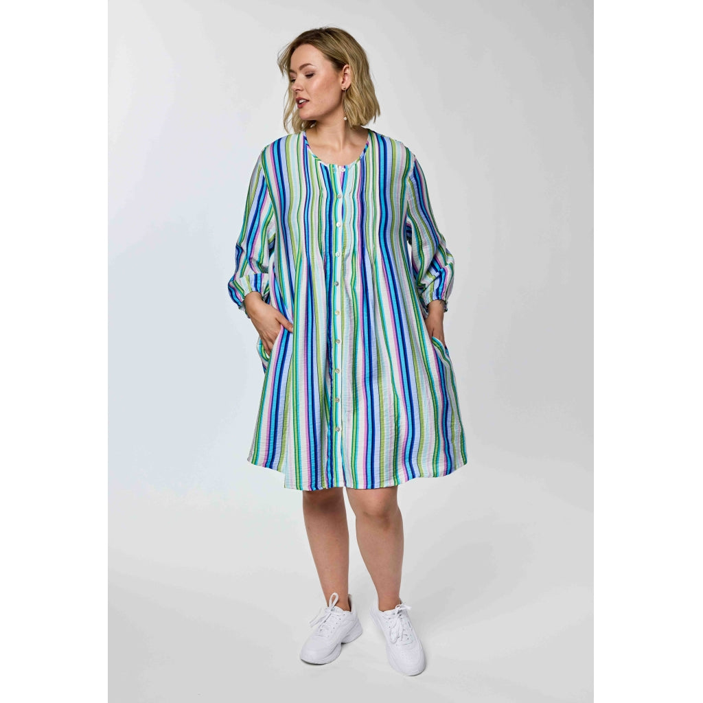 Gozzip Woman GJohanne Shirt Tunic Shirt Tunic Green Print