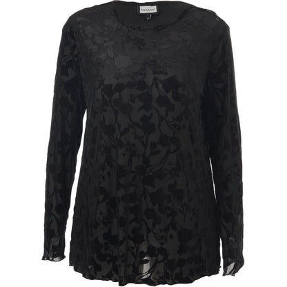Gozzip Woman GJolanta Mesh Blouse Blouse Black