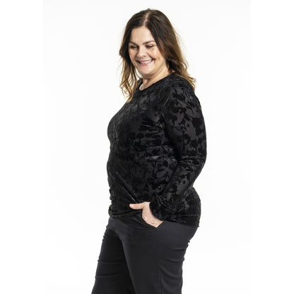 Gozzip Woman GJolanta Mesh Blouse Blouse Black