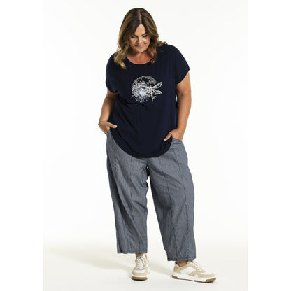 Gozzip Woman GJoye Pants Pants Denim Blue