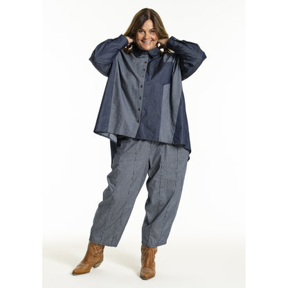 Gozzip Woman GJudit Oversized Shirt Oversize shirt Denim Blue