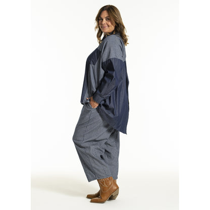 Gozzip Woman GJudit Oversized Shirt Oversize shirt Denim Blue