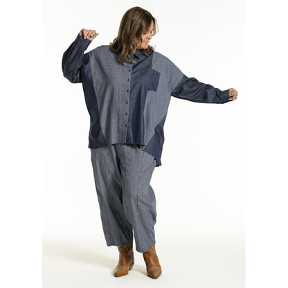 Gozzip Woman GJudit Oversized Shirt Oversize shirt Denim Blue