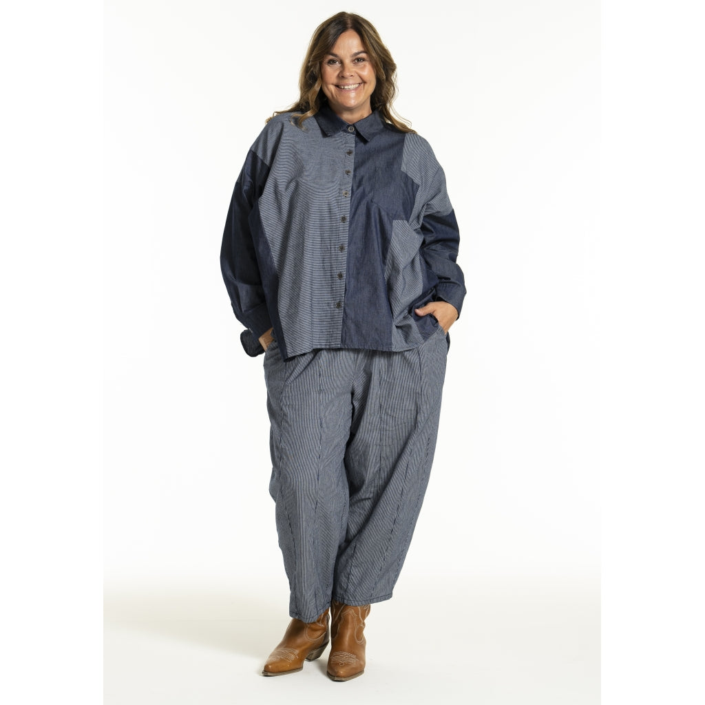 Gozzip Woman GJudit Oversized Shirt Oversize shirt Denim Blue