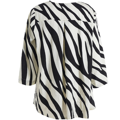 Gozzip Woman GJudy Blouse Blouse Black/Offwhite