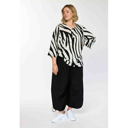 Gozzip Woman GJudy Blouse Blouse Black/Offwhite