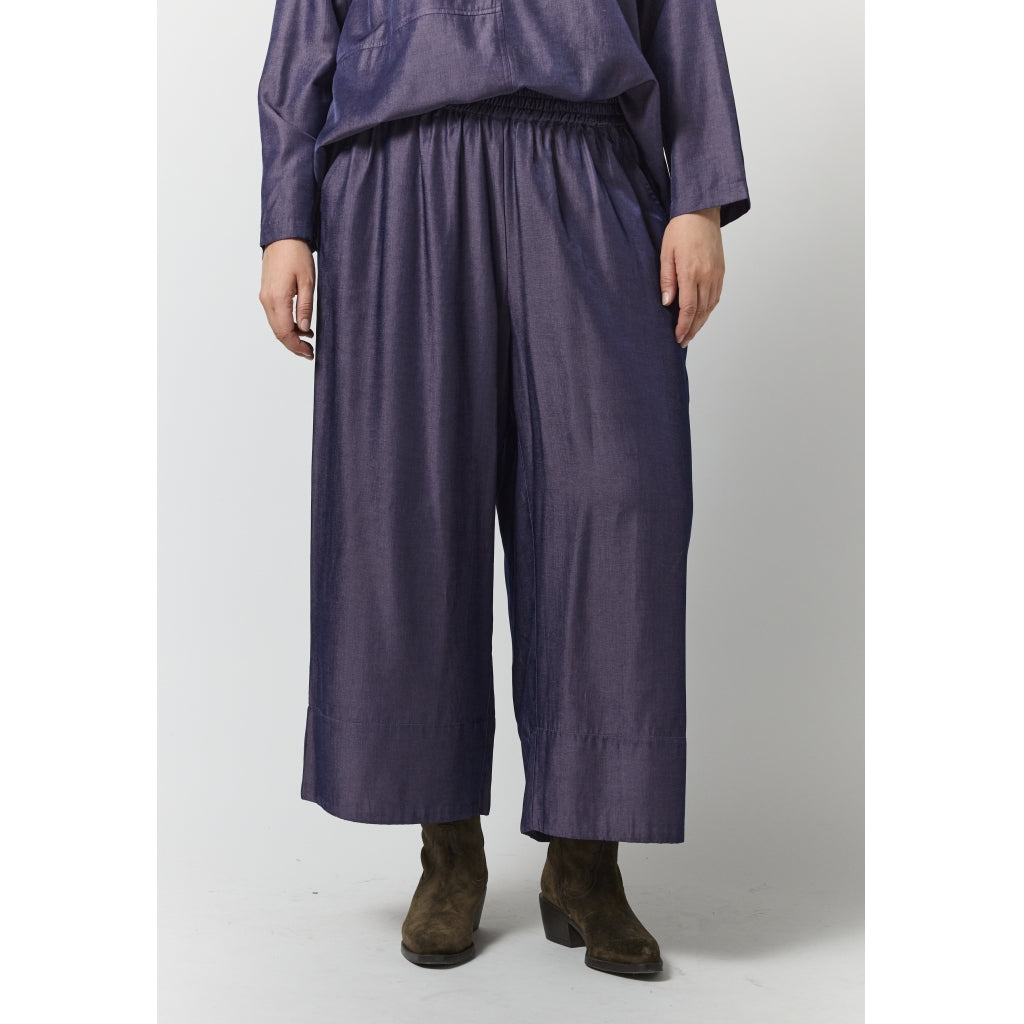 Gozzip Woman GKarina Loose 3/4 pants Loose Pant Purple