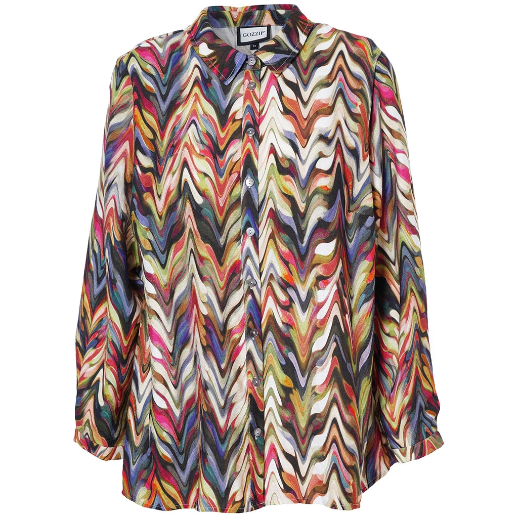 Gozzip Woman GKarina Shirt Shirt Multi Colour