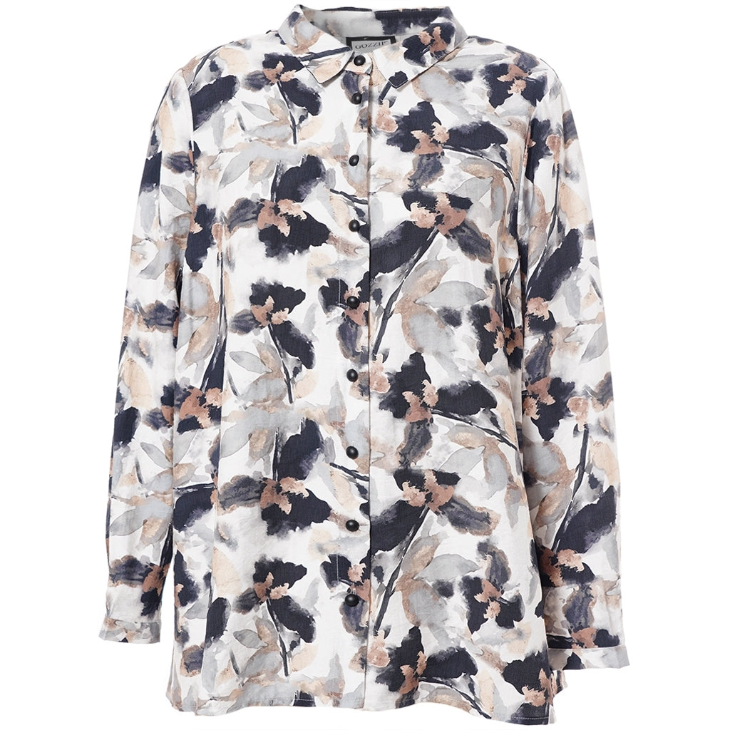 Gozzip Woman GKarina Shirt Shirt Multi color print