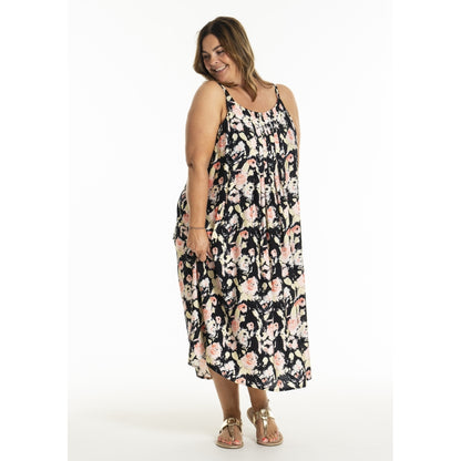 Gozzip Woman GKarole Strapdress Dress Black printed