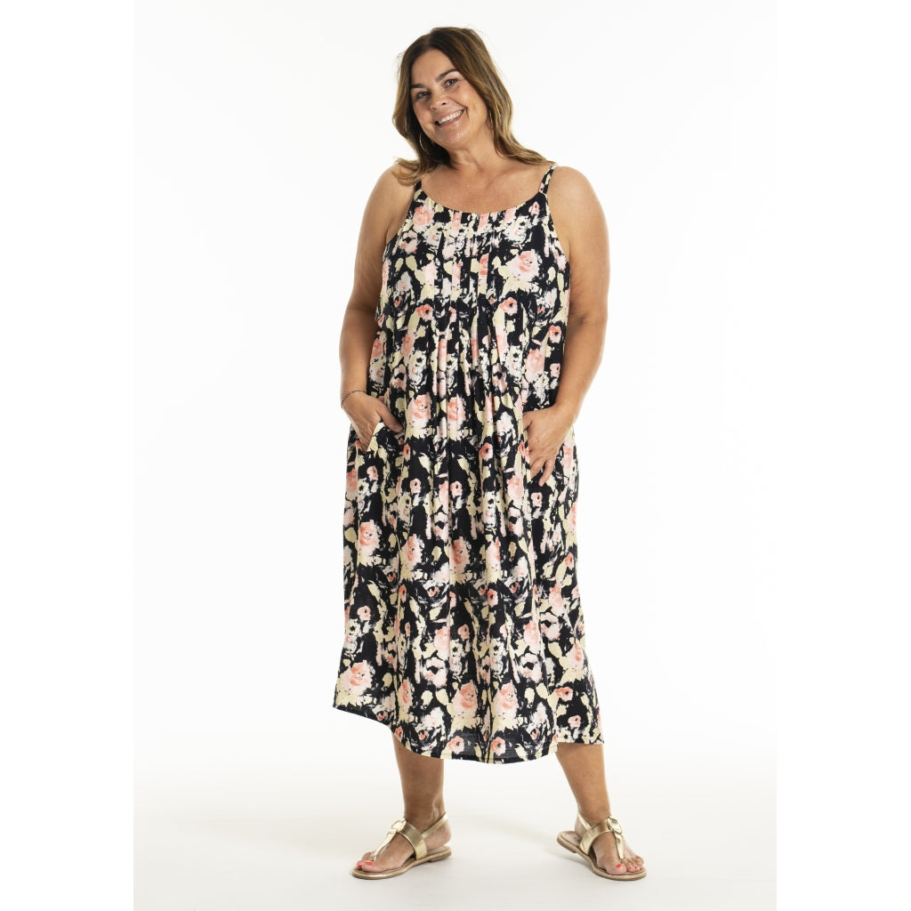Gozzip Woman GKarole Strapdress Dress Black printed