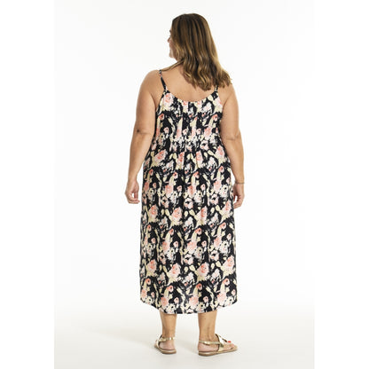 Gozzip Woman GKarole Strapdress Dress Black printed