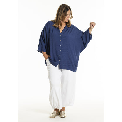 Gozzip Woman GKata Oversized Shirt Oversize shirt Navy