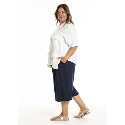 Gozzip Woman GKatalin Shorts Shorts Navy stripe