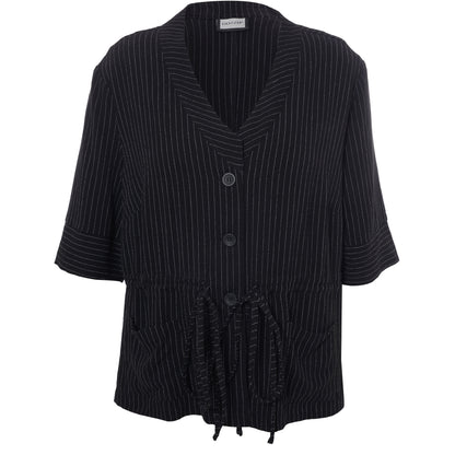 Gozzip Woman GKatarina Shirt Jacket Shirt Jacket Black Stripe