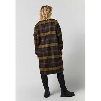 Gozzip Woman GKatinka Jacket Jacket Check with purple stripe