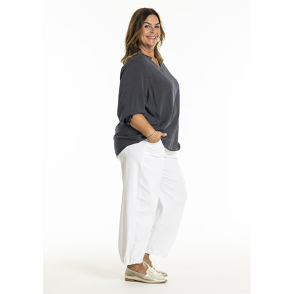 Gozzip Woman GKetty Blouse Blouse Navy w dots